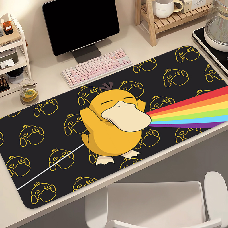 Esports Gaming Mousepad - Mauspad aus Naturkautschuk, Pokemon Psyduck, Notizbuch,